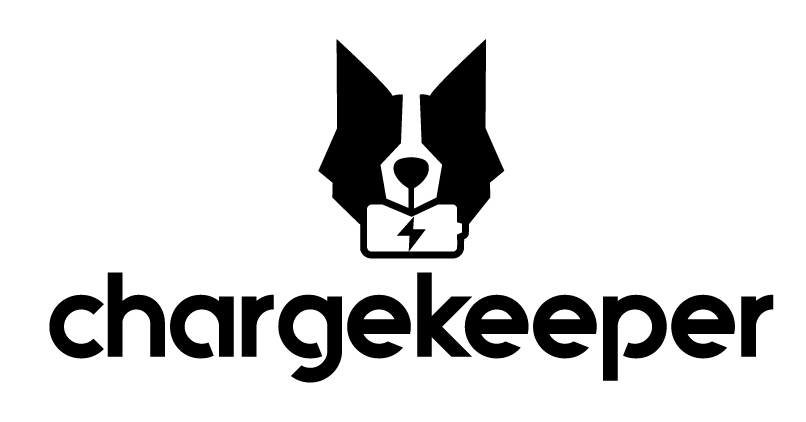 Chargekeeper vertical black logo